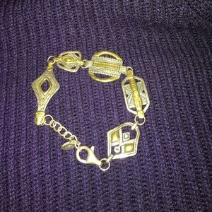 Silpada Globetrotter link bracelet